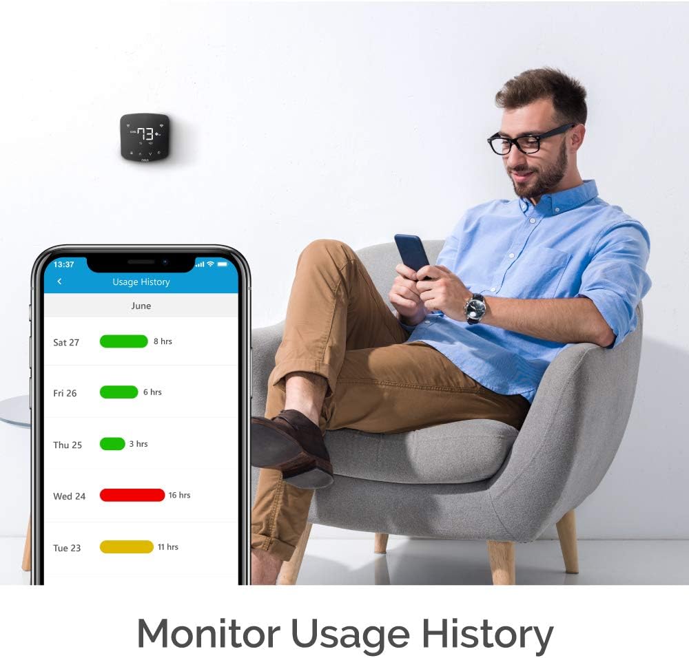 Breez Plus | Smart Air Conditioner Controller | WiFi Thermostat for Mini-Split, Window, Portable ACS | Alexa, Google, Siri Shortcuts, SmartThings, IFTTT | Free App | Inbuilt Temp/Humidity Sensors