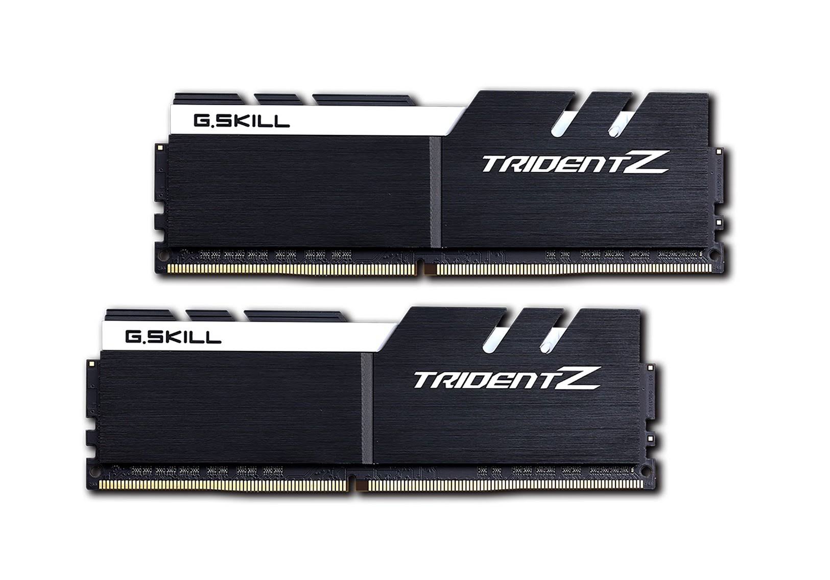 G.SKILL 32GB DDR4 Trident Z 3600MHz Pc4-28800 CL17 White/Black 1.35V Dual Channel Kit (2x16GB) - Megean