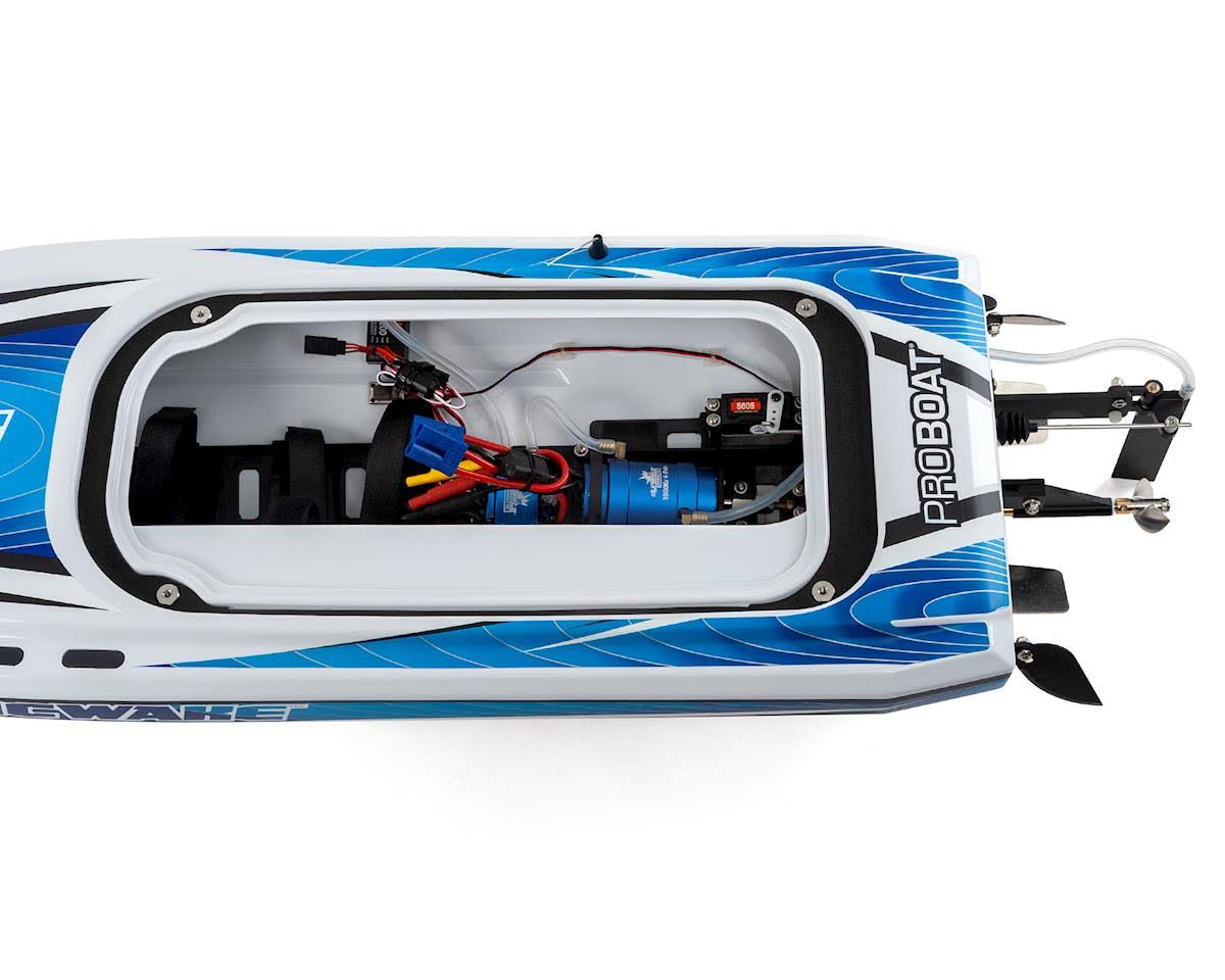 Pro Boat Sonicwake 36x22 Self-Righting Brushless Deep-V RTR, White