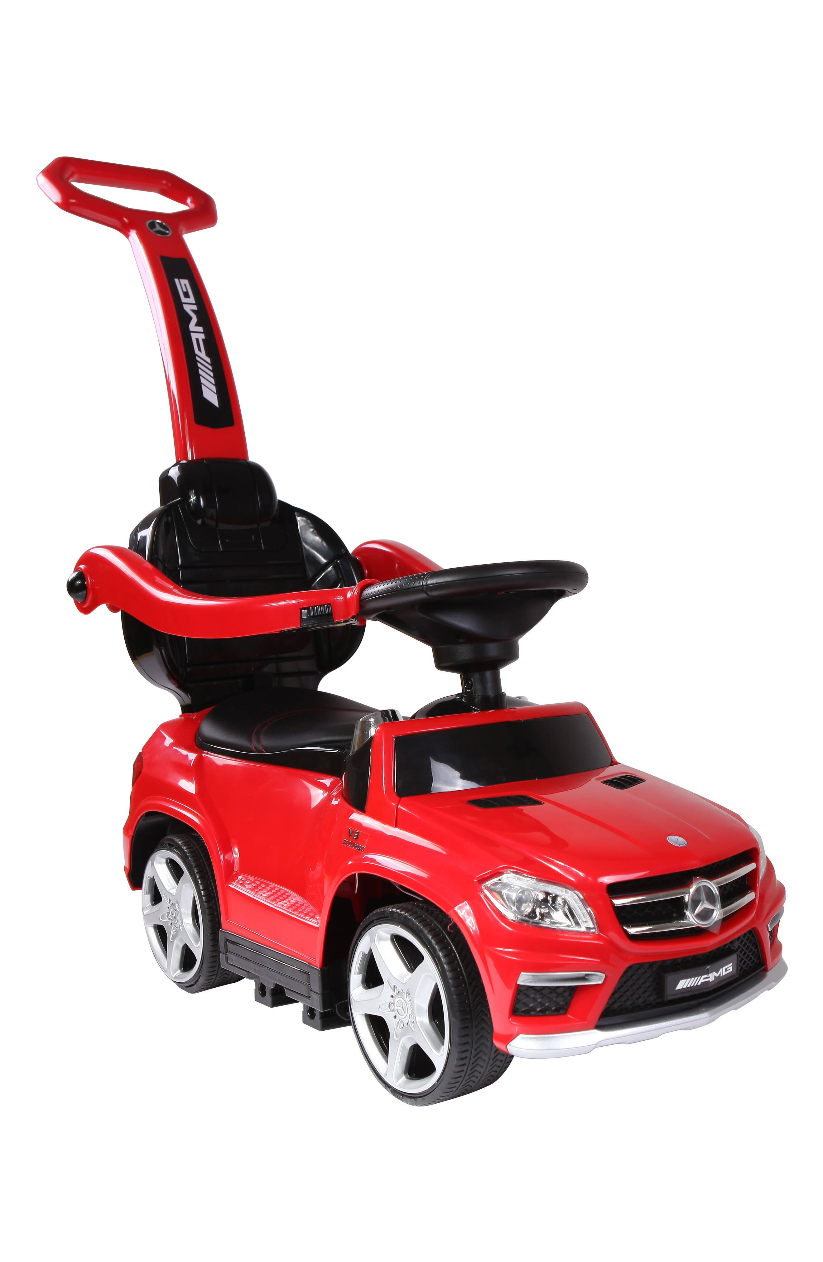 Best Ride on Cars Red 4 in 1 Mercedes Push Car