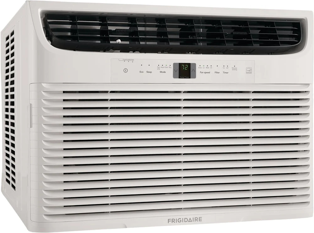 Frigidaire 5,000 BTU 115V Window-Mounted Mini-Compact Air Conditioner with Full-Function Remote Control, White