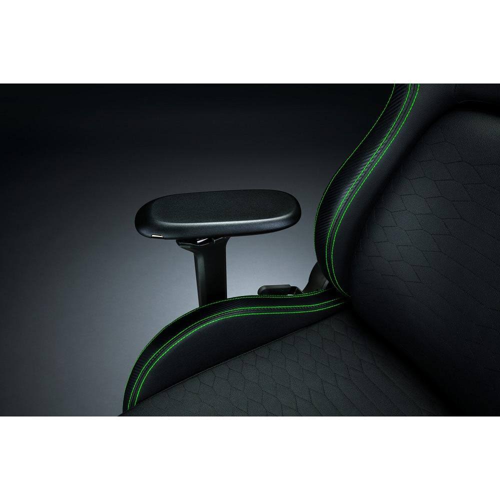 Razer Iskur Gaming-Chair: Ergonomic Lumbar Support System Black/Green