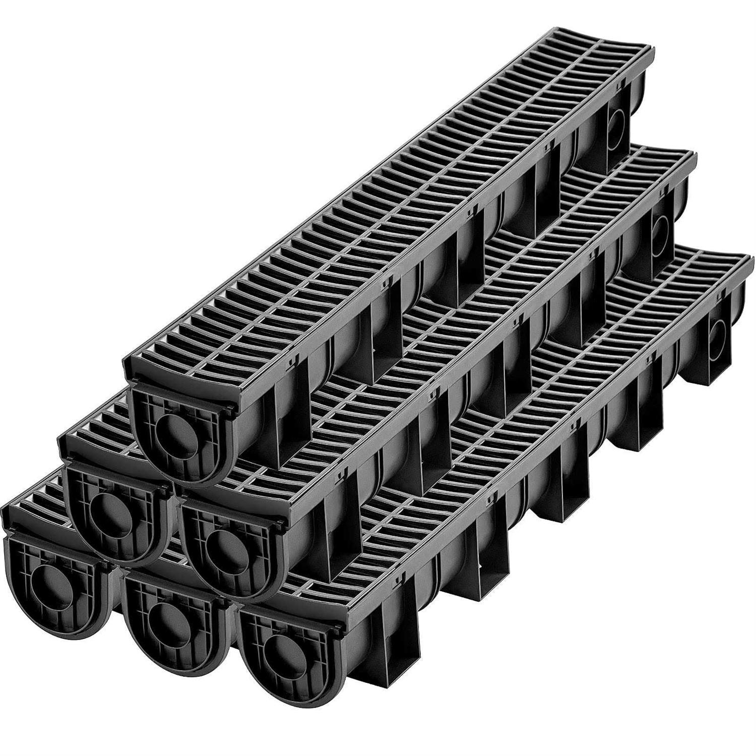 VEVOR Driveway Trench Drain System 6-Pack 6-Count Drain Cleaner Drop-in Tablet - Shop Hardware Tools Online Store
