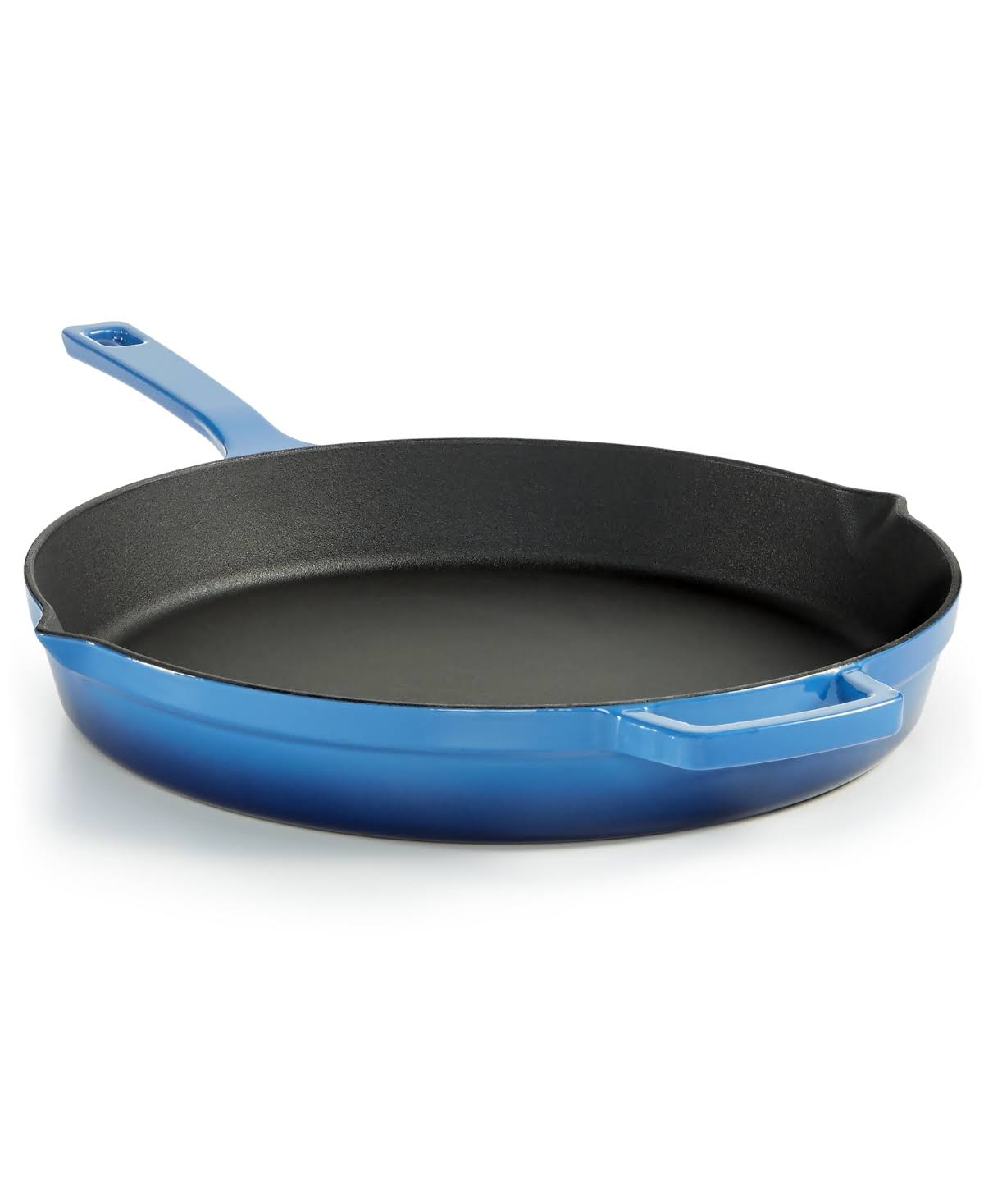 Martha Stewart Collection Enameled Cast Iron 12x22 Fry Pan - Blueberry