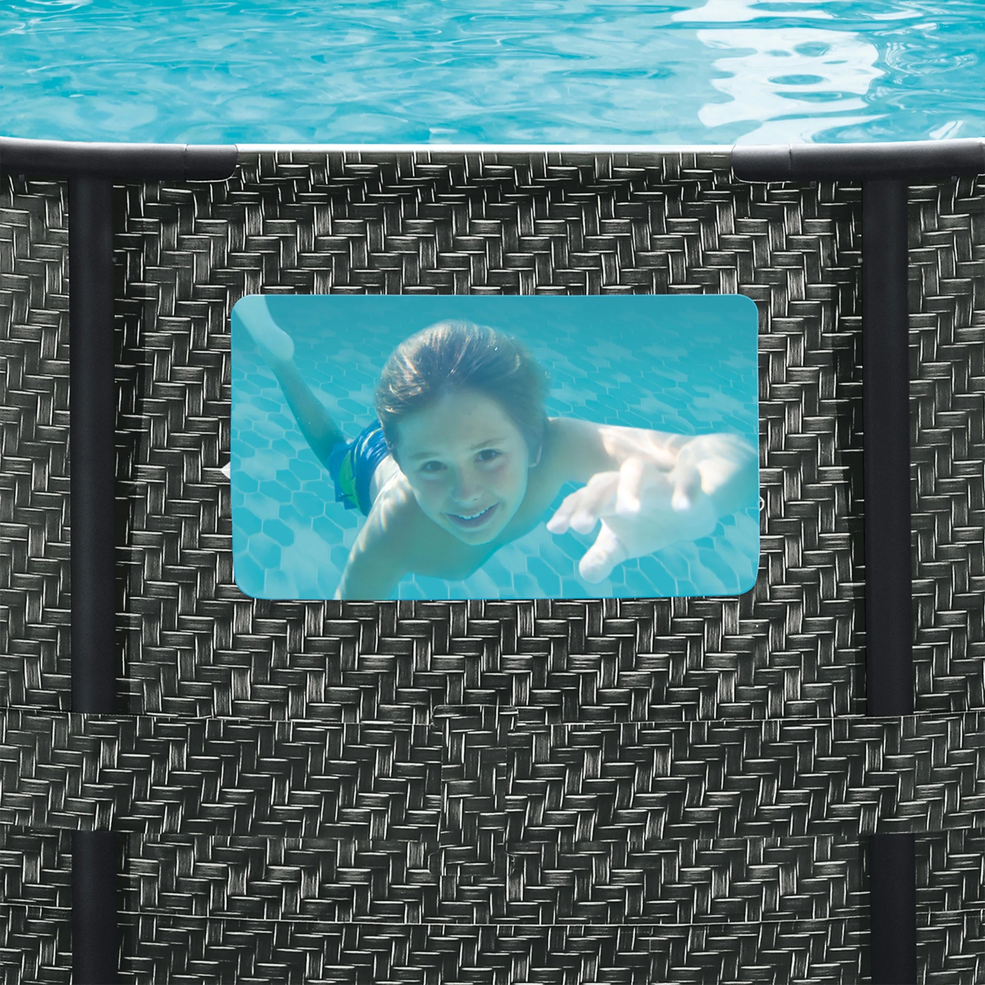 Summer Waves Elite 16ft x 48in Above Ground Swimming Pool Set with Pump