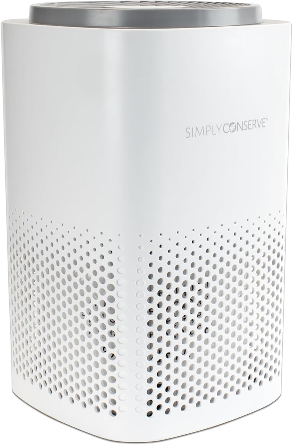 Simply Conserve Energy Star Tabletop Air Purifier for Home Cleans 6,960 ft3 per hour, True HEPA - 13 Filter, in White with Energy Saving Controls