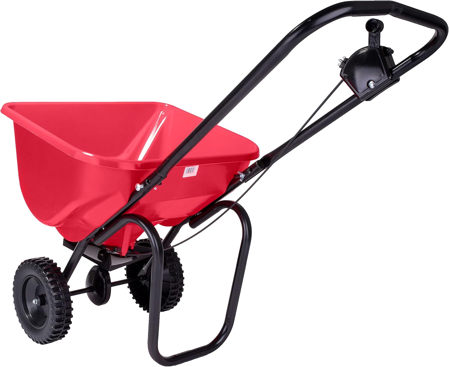 EarthWay 2030 Single Walk-Behind 65 LB Capacity Commercial Broadcast Spreader for Lawns and Gardens — Spreader for Grass, Fertilizer, Seeds — Includes Side Spread Control, Even Spread, Poly Tires Pack of 2