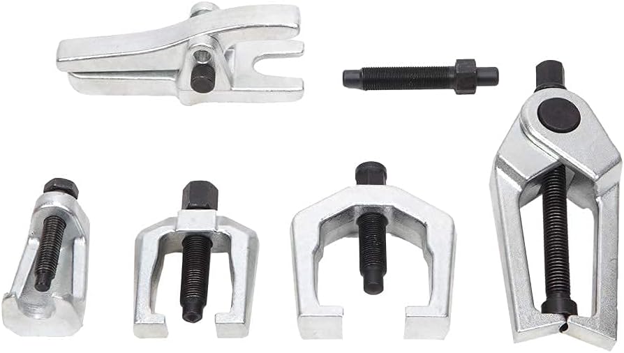 Parts-Diyer 5pcs Ball Joint Separator Tie Rod End Service Remover Pitman Arm Puller Splitter Removal Tool Kit with Case