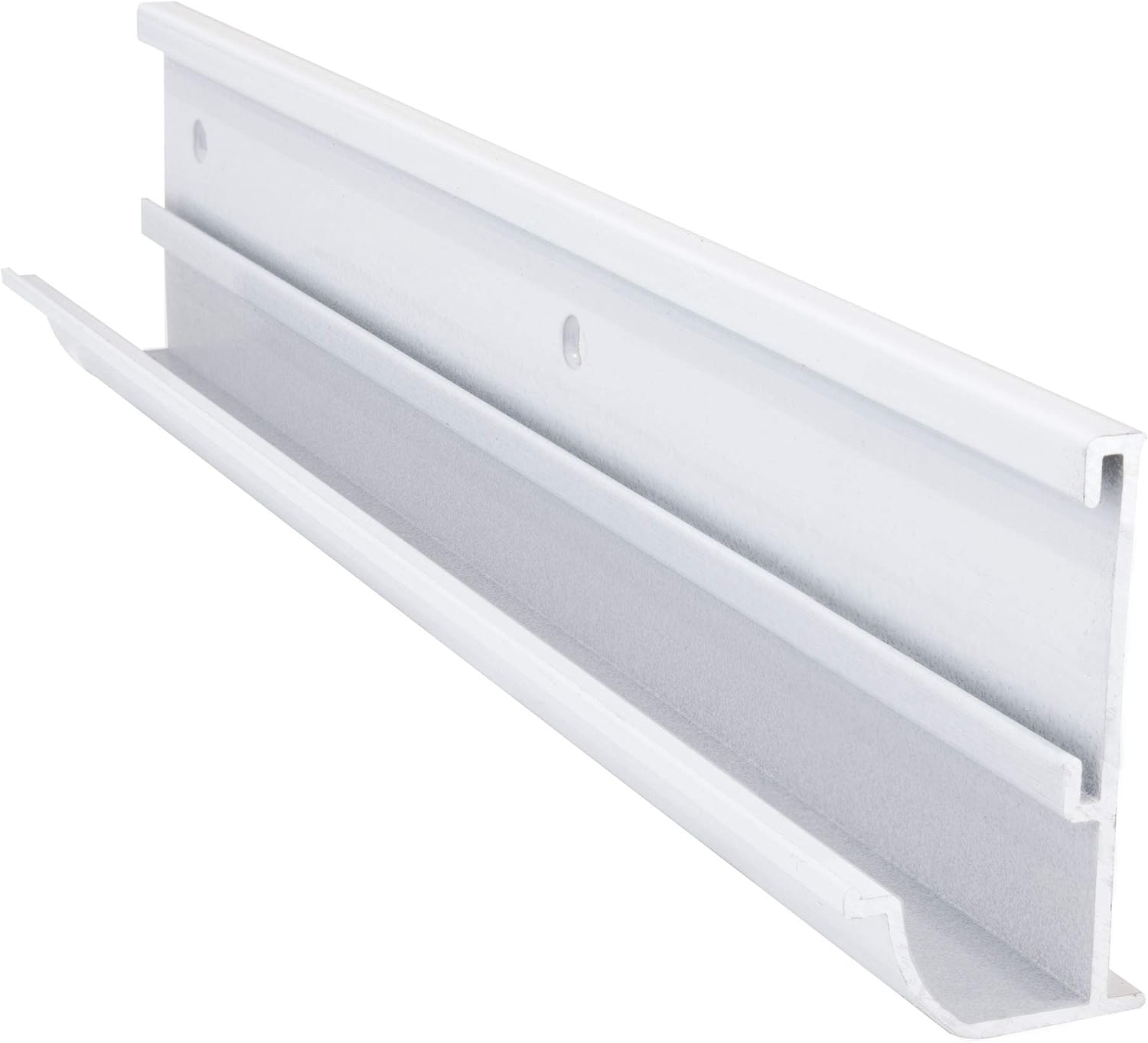 RecPro RV Rain Gutter Trim | Black or White Color Options | 92" Length | Aluminum | Made in The USA (5 Trim Pieces, White)