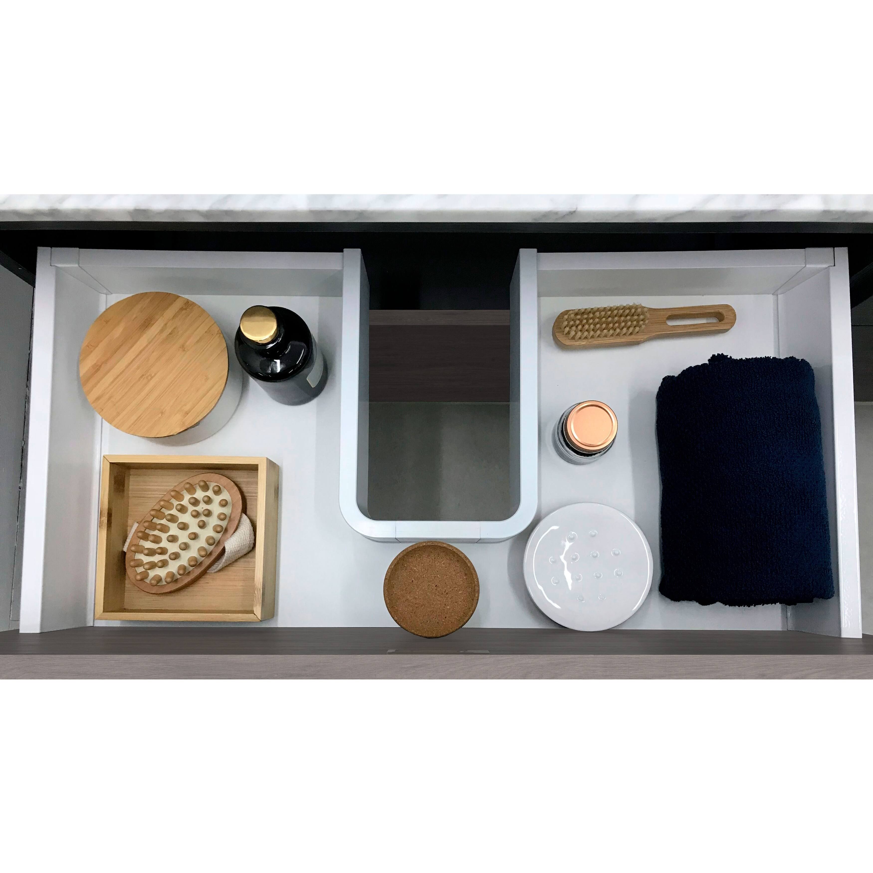 24x22 Modern Bathroom Vanity Dakota Set | Chicago Oak Wood | 24 x 24 x 18x22 Cabinet + Sink