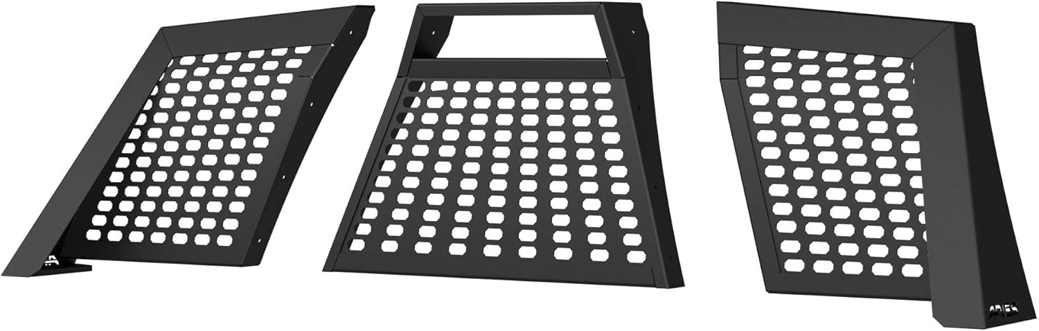 ARIES 1110115 Switchback Black Aluminum Truck Headache Rack Cab Protector, Select Toyota Tundra