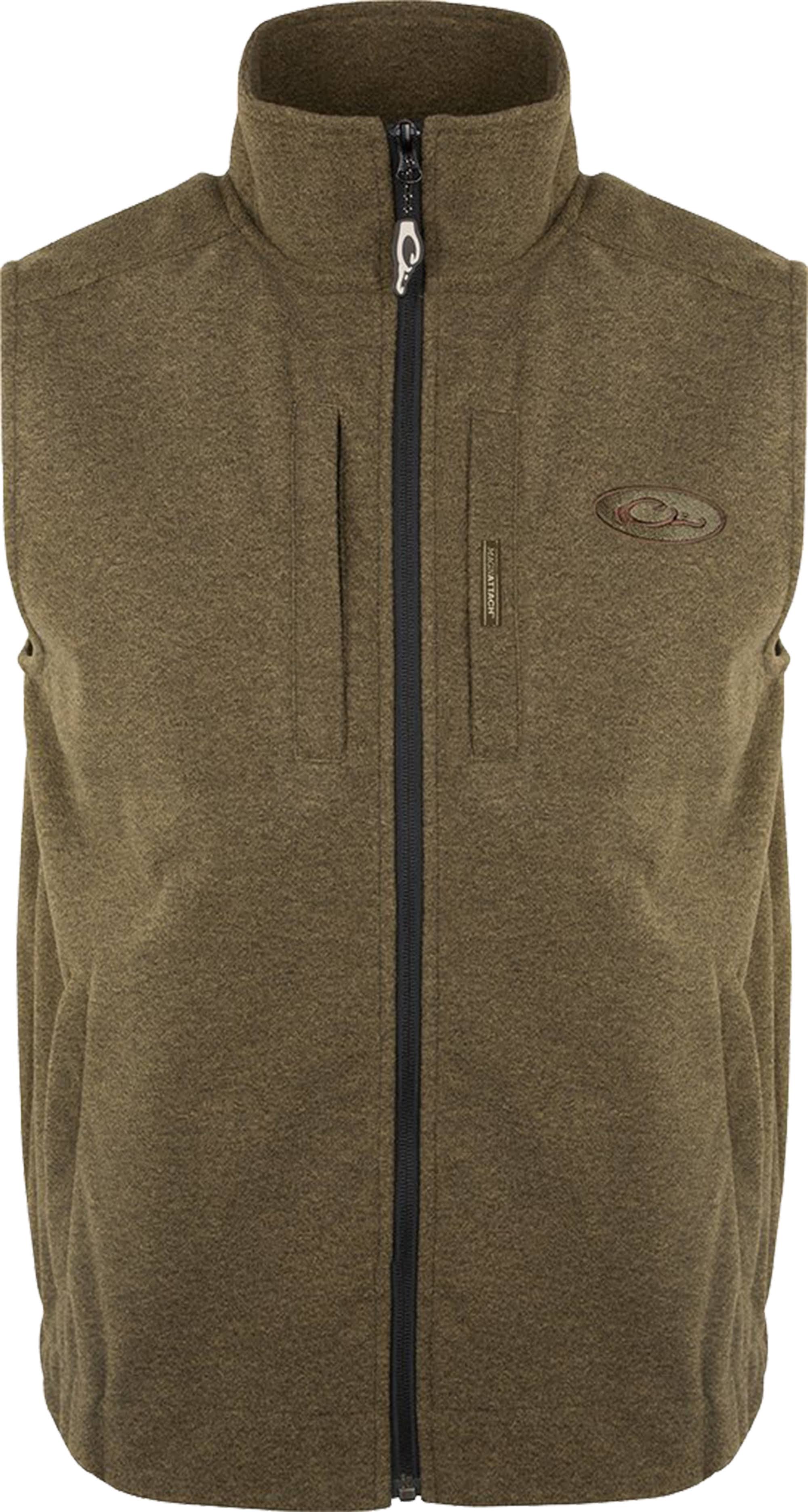 Drake Waterfowl Heather Windproof Layering Vest