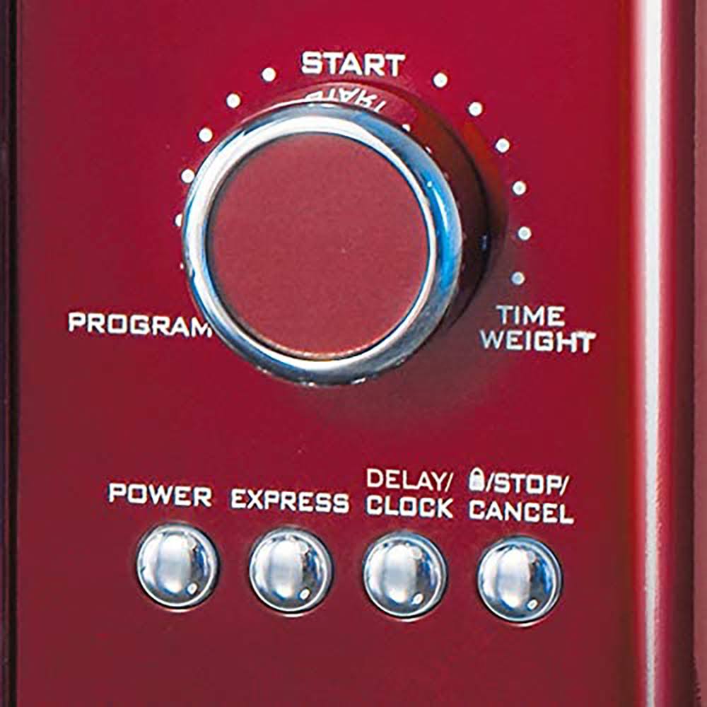 Nostalgia RMO4RR Retro Large 0.9 Cu ft Countertop Microwave Oven Metallic Red