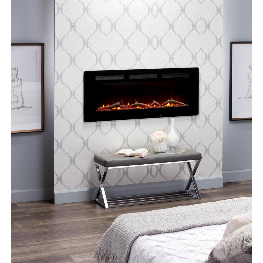 Dimplex Sierra 48 inch Wall/Built-In Electric Linear Fireplace
