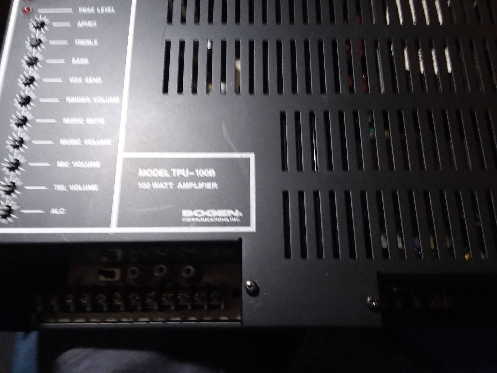 Bogen TPU100B Amplifier