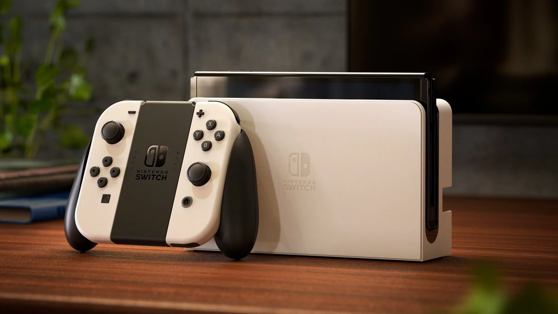 2022 New Nintendo Switch OLED Model White Joy Con 64GB Console with Splatoon 3 Game, Improved HD Screen & LAN-Port Dock, Mytrix Sakura Pink Wireless Pro Controller and Accessories