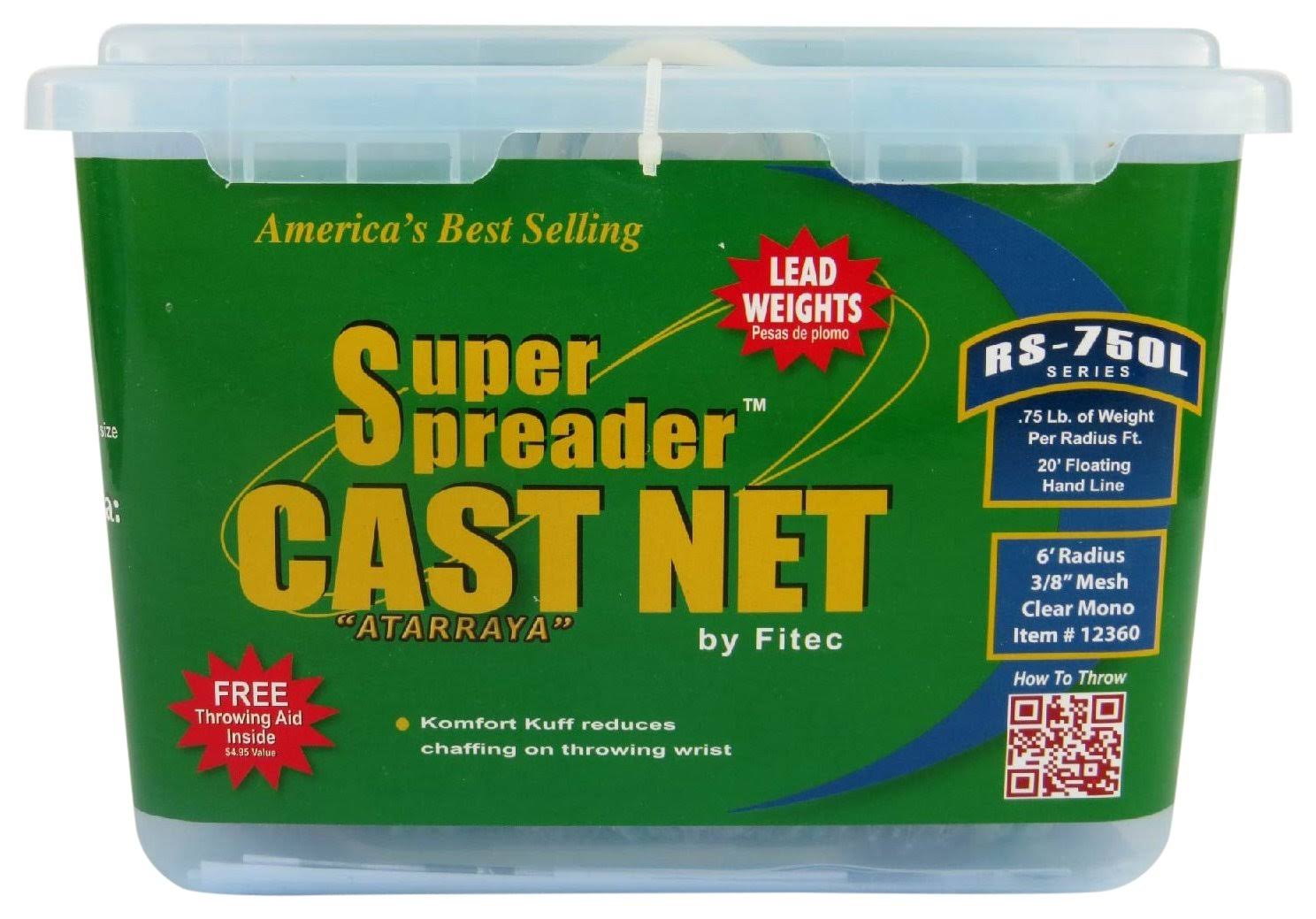 Fitec Rs750l Super Spreader Cast Net