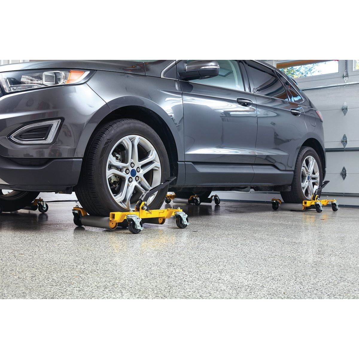 DAYTONA 1300 lb. Capacity Self-Loading Positioning Wheel Dolly