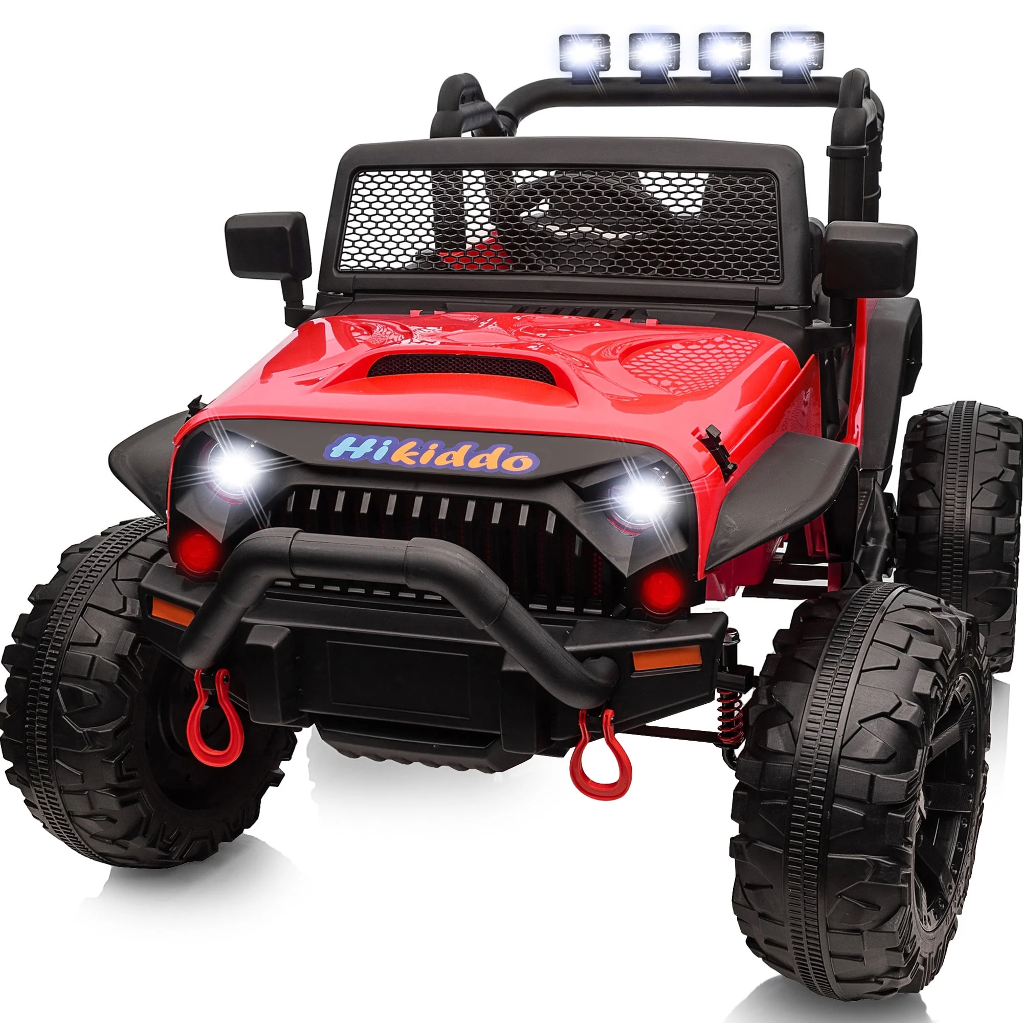 Hikiddo 24V Kids Ride on Truck, 2 Seater Powered Ride on Toy Car with Remote