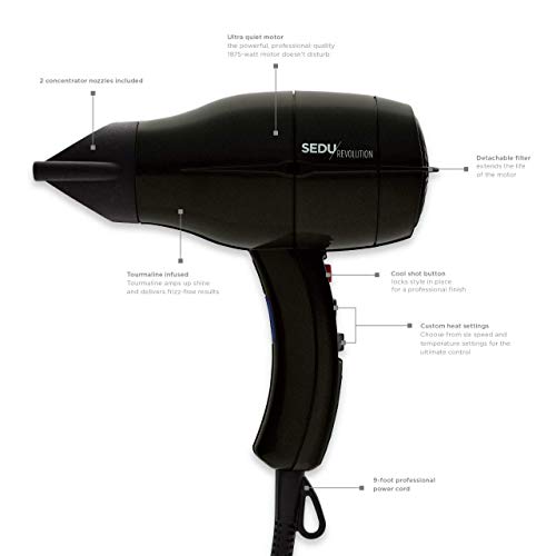 Sedu Revolution Pro Tourmaline Ionic 4000i Hair Dryer