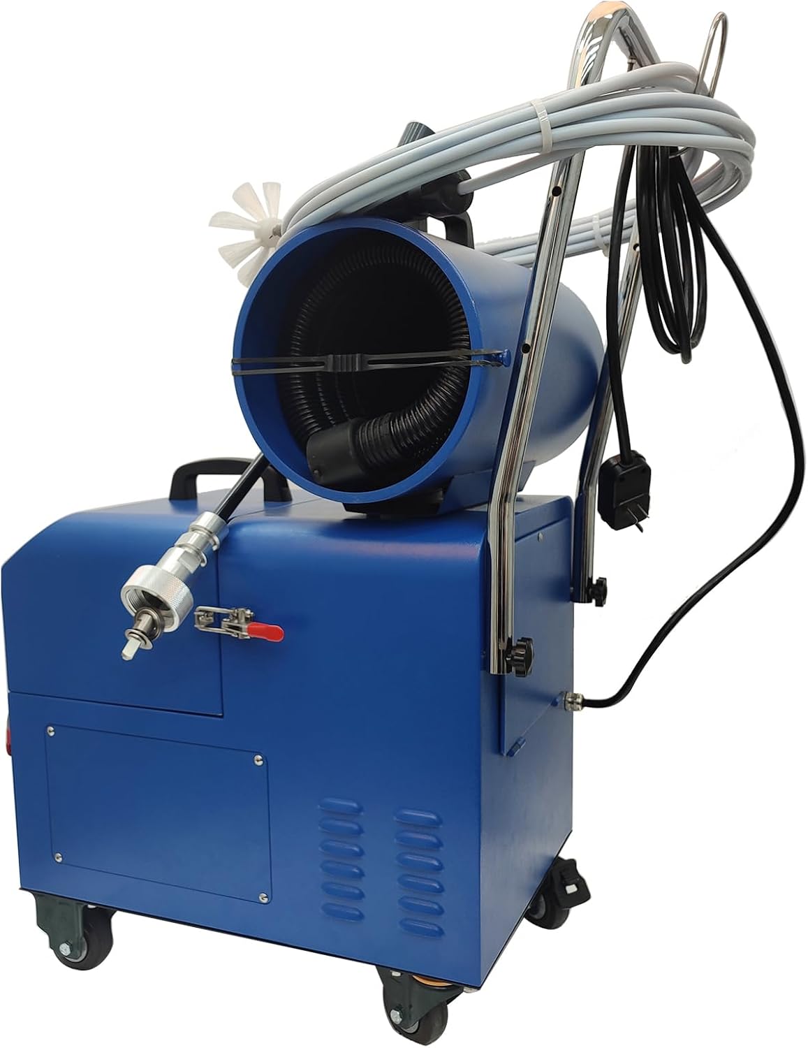 Fresh Air Duct Cleaning Machine Household Fresh Air System Ventilation Duct Cleaner 220V Pipeline Sweeping Suction Dust Removal Integrated Machine 0-1400 RPM Stepless Speed Rigulation