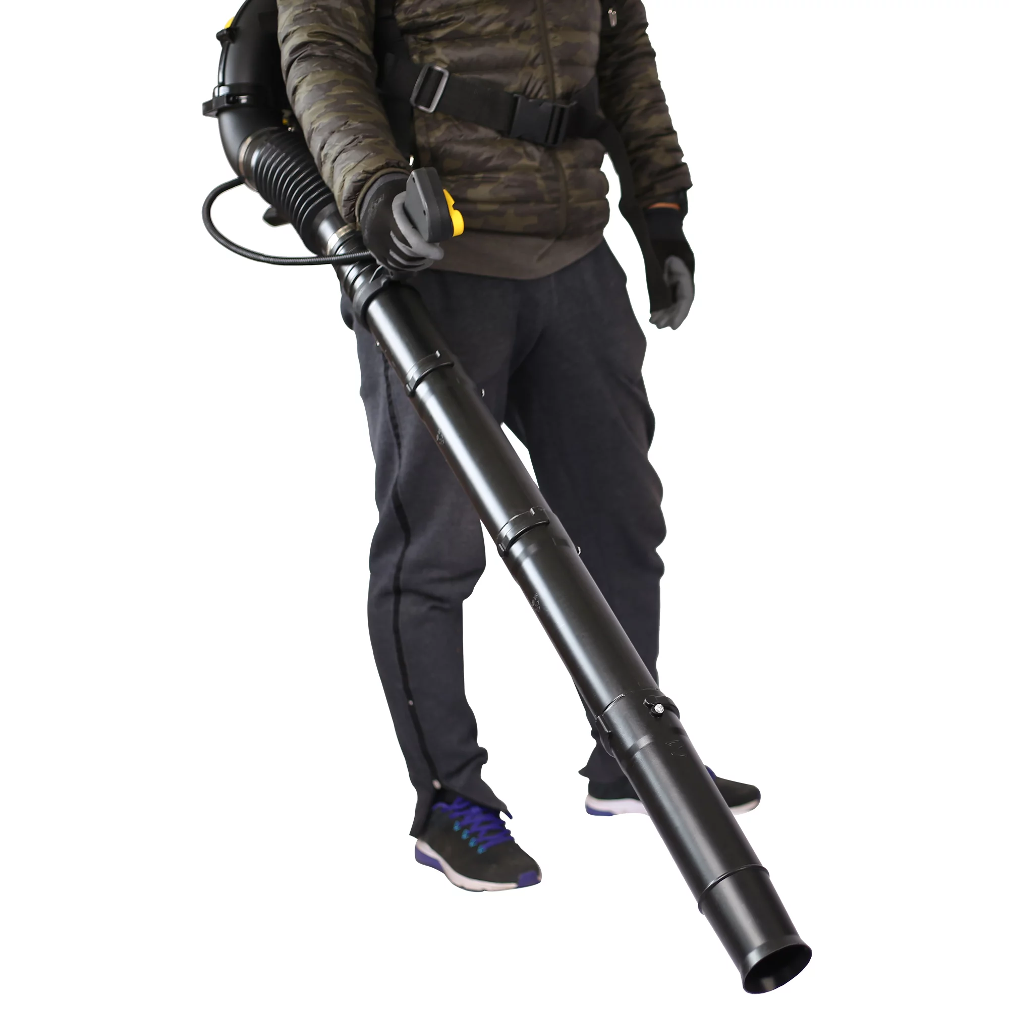 BTMWAY Backpack Leaf Blower, 52CC 2-Cycle Gas Powered Leaf Blower for Lawn Care, Backpack Blower Snow Blower with 248 MPH, Adjustable Shoulder Straps, Gas Leaf Blower for Dust Snow Debris, Yellow - Curated Treasures Market