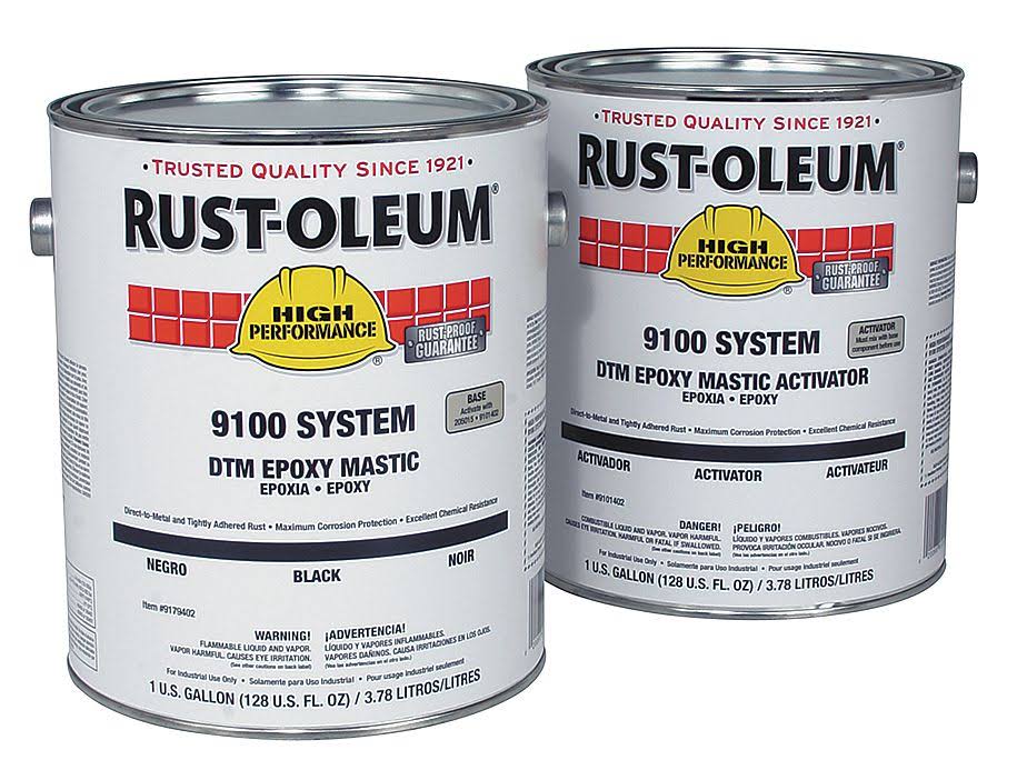 Rust-Oleum 9182402-2402 Paint and Activator, Silver Gray, Epoxy