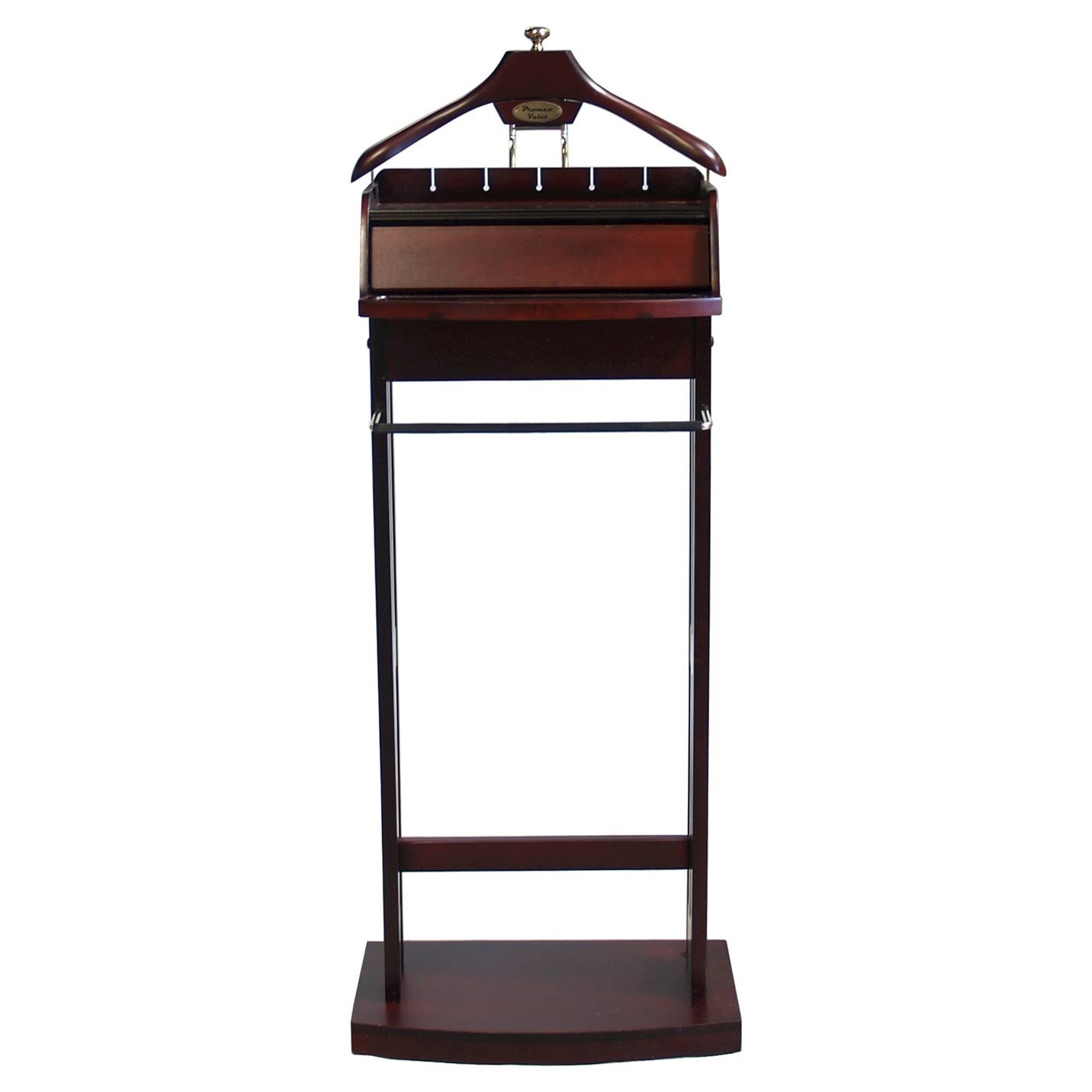 Proman Products Excalibur Wardrobe Valet, Dark Mahogany