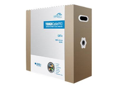Ubiquiti TOUGHCable Bulk cable - CAT 5e - Double shielded 1000 ft - Black TC-PRO