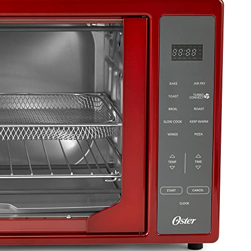Oster Air Fryer Oven, 10-In-1 Countertop Toaster Oven Stainless Steel French Door Touch Control countertop oven