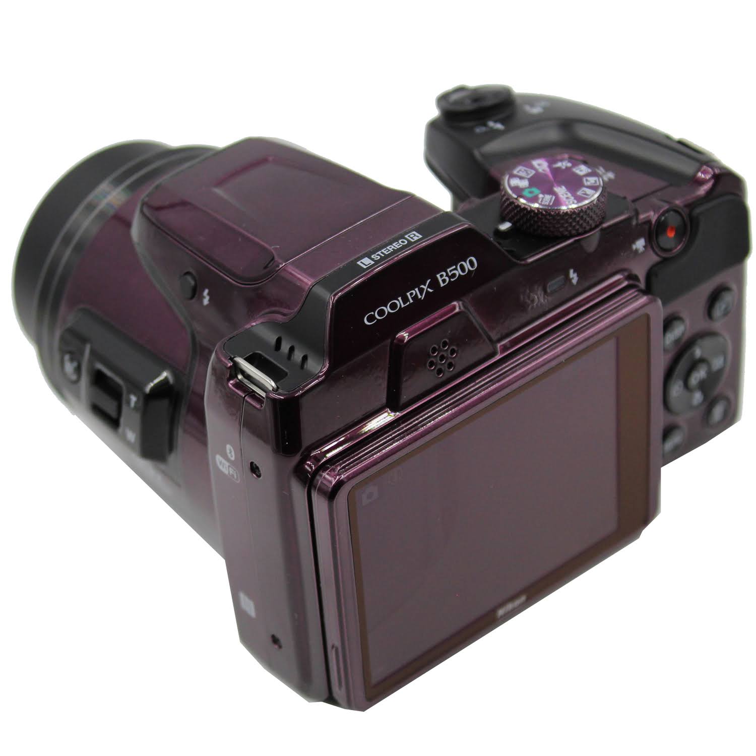Coolpix B500 16.0-Megapixel Digital Camera - Plum, Purple
