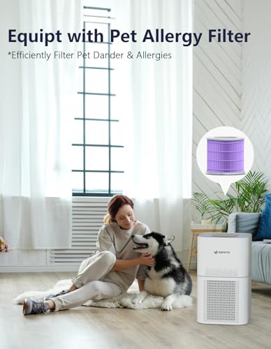 Dayette Pet Air Purifiers for Allergies for Home Large Room