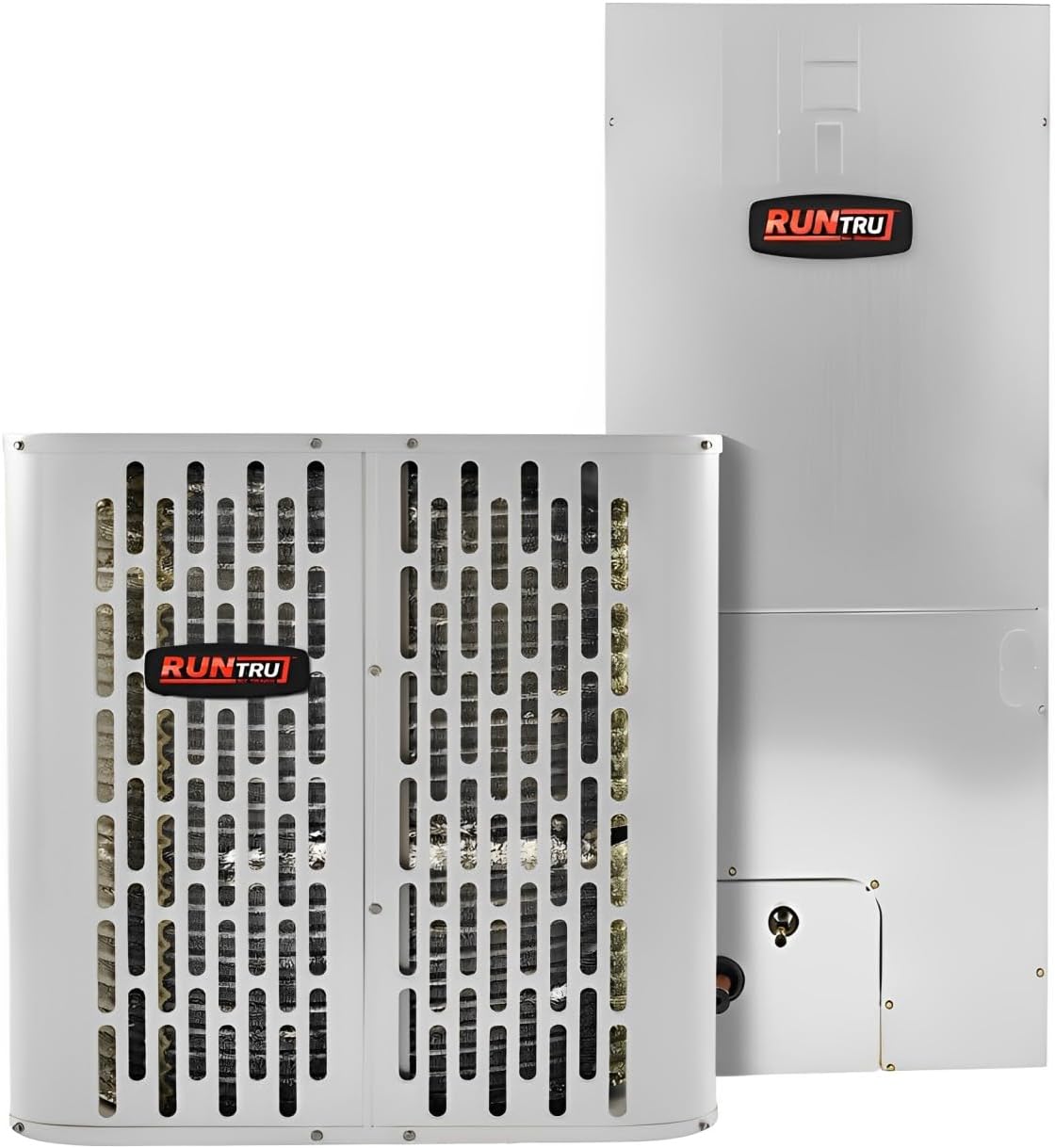 RunTru 15.2 SEER2 2 Ton Air Conditioner & Air Handler Split Unit (by Trane) | 24,000 BTu/H, Multi-Positional, Single Stage Condenser, Scroll Compressor