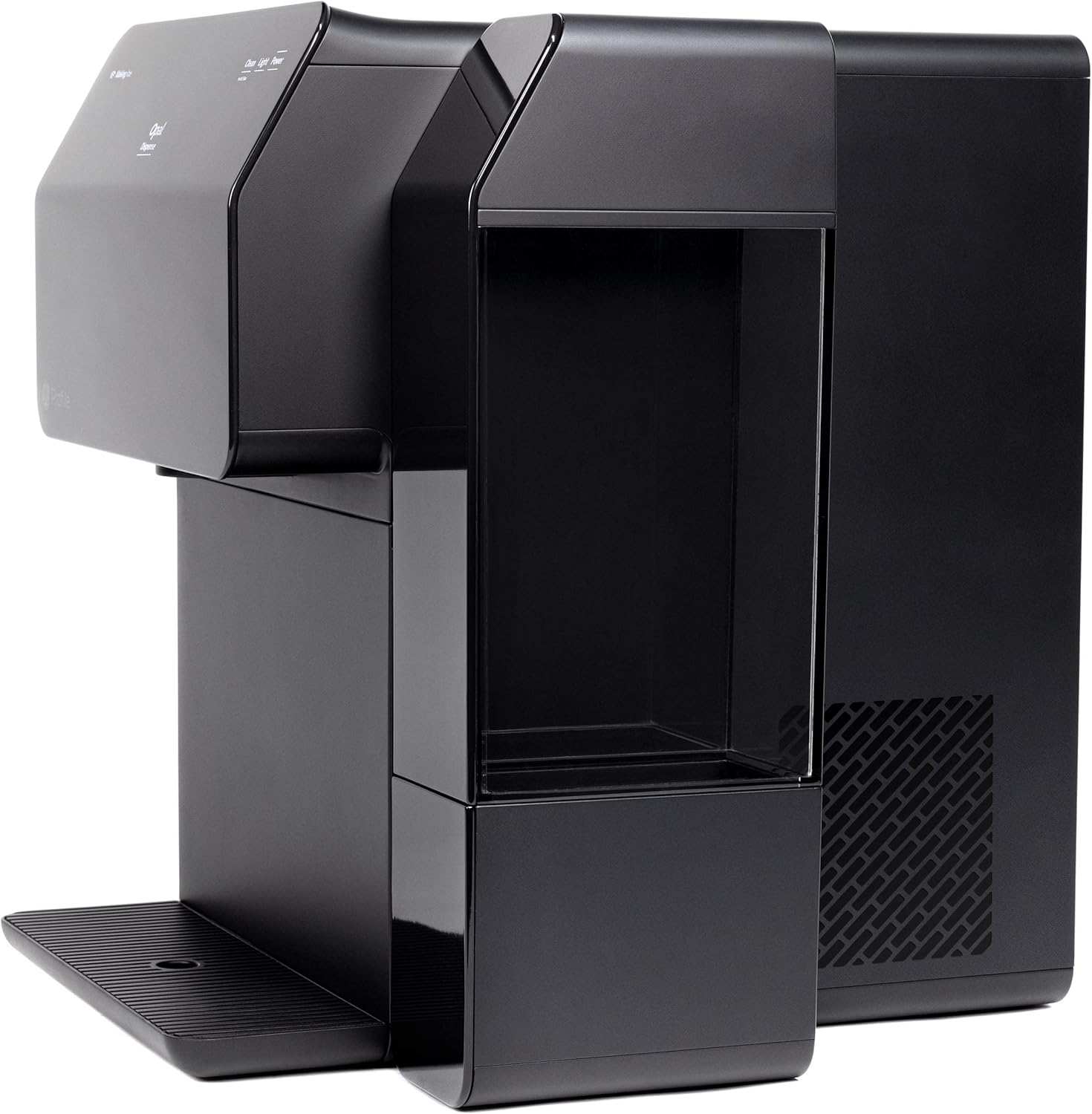 GE Profile Opal Ice Dispenser | Countertop Nugget Ice Maker with Ice Dispenser & 1-Gallon Side Tank | Ice Machine with WiFi Connectivity | Smart Home Kitchen Essentials | Satin Black