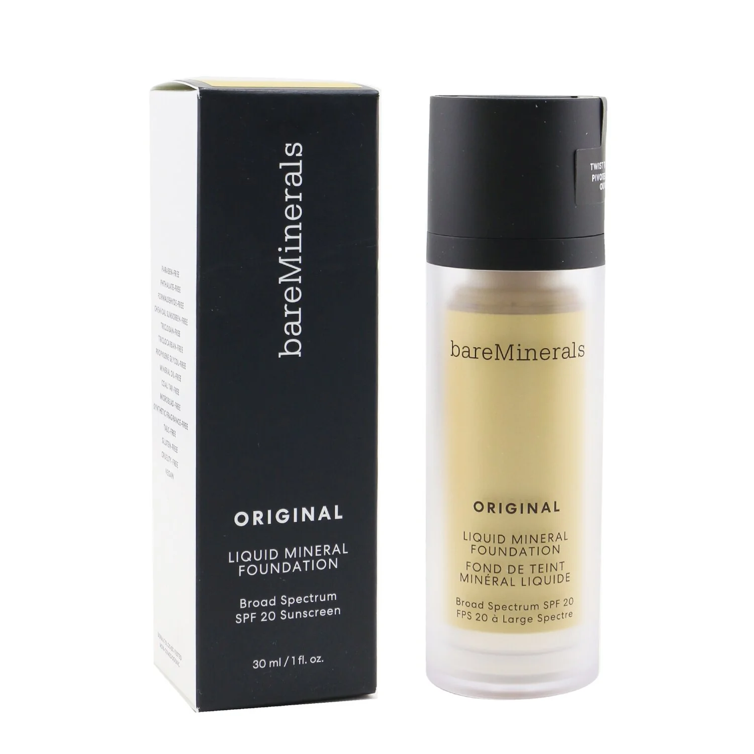 BareMinerals Original Liquid Mineral Foundation SPF 20 - # 11 Soft Medium (For Very Light Cool Skin With A Pink Hue) 30ml/1oz