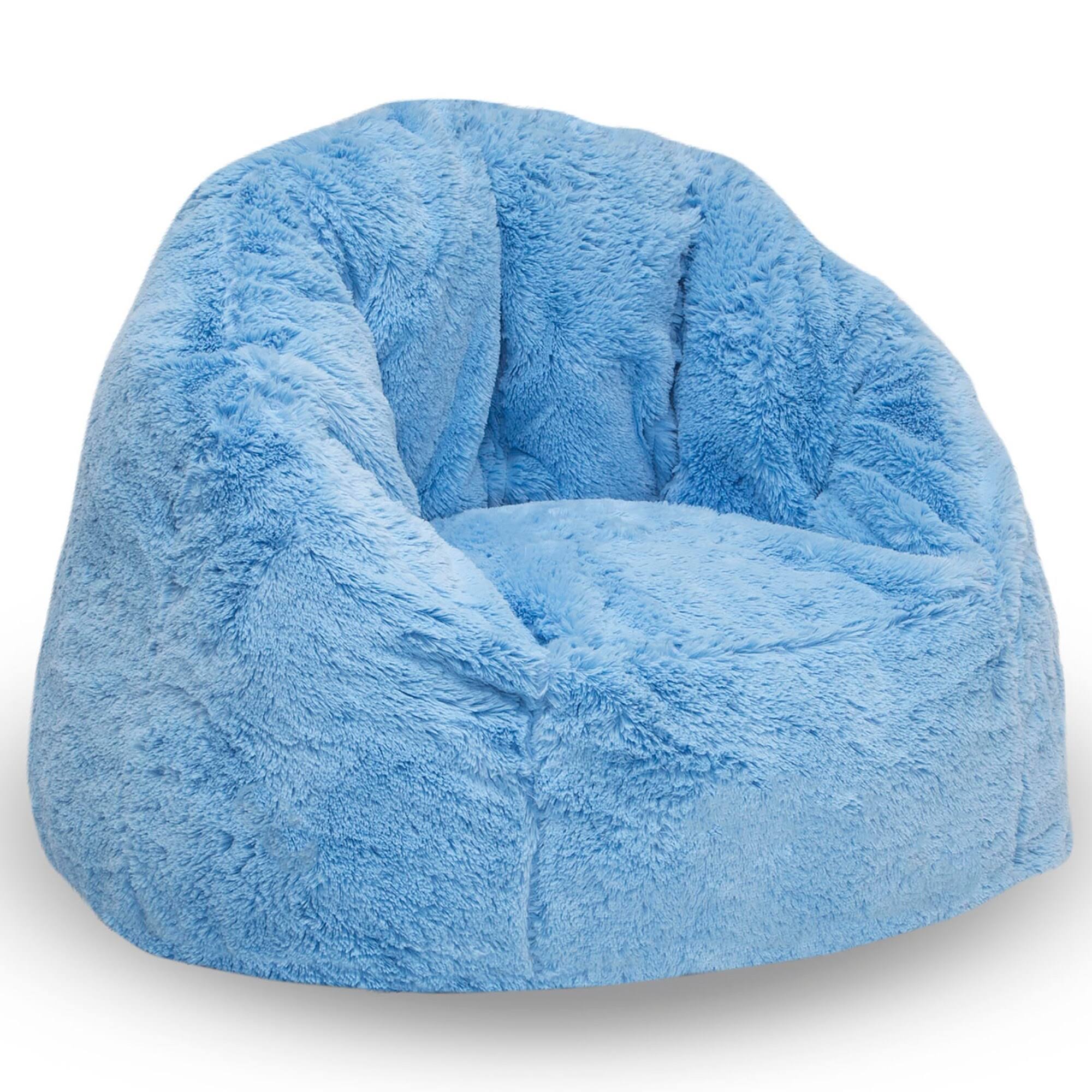 Delta Children Cozee Fluffy Chair, Kid Size for Kids Up to 10 Years Old - Tie Dye