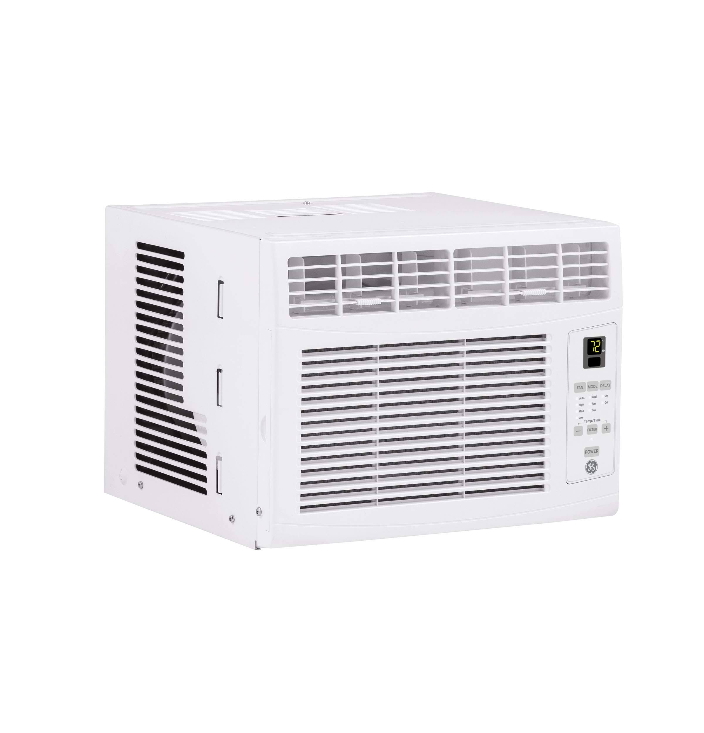 GE 6,000 BTU Electronic Window Air Conditioner, Cools Up to 250 Sq. ft, Easy in AHEE06AC