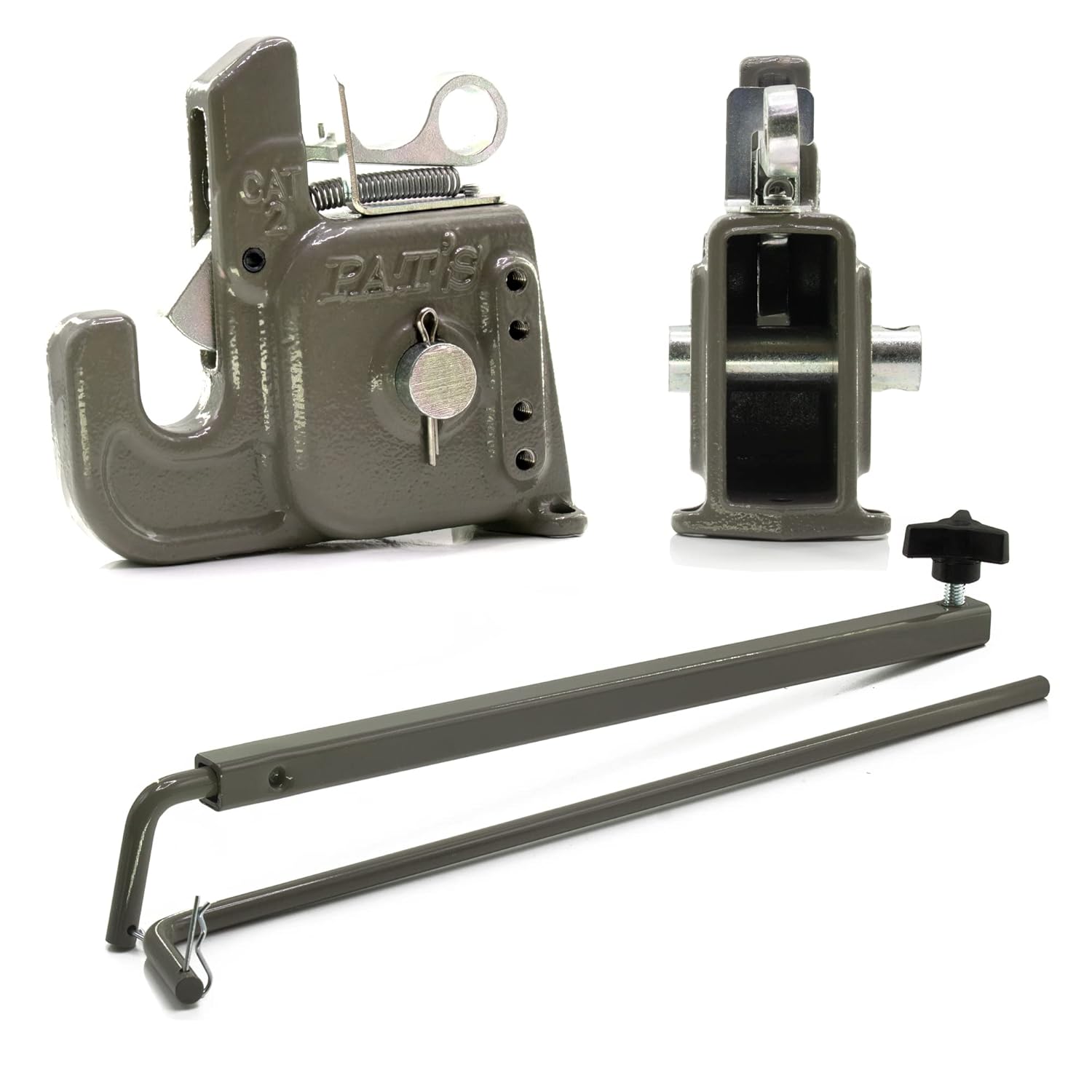Category 2 Pat's Easy Change w/ Stabilizer Bar - Best Quick Hitch System On The Market &ndash; Flexible, Durable & Affordable - Comes w/ 4 Pair of Washers