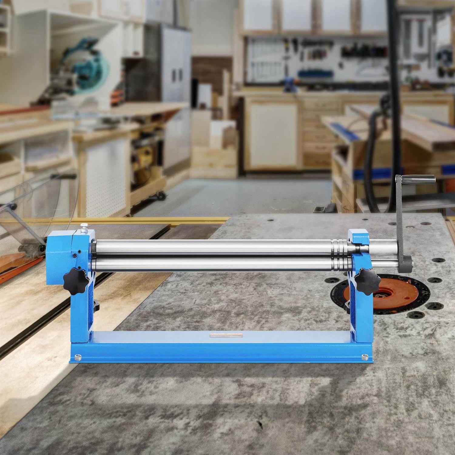 VEVOR Slip Roll Machine Forming Width Gauge Capacity Sheet Metal Slip Roller Rolling Bending Machine with 2 Detachable Rollers - Shop Hardware Tools Online Store