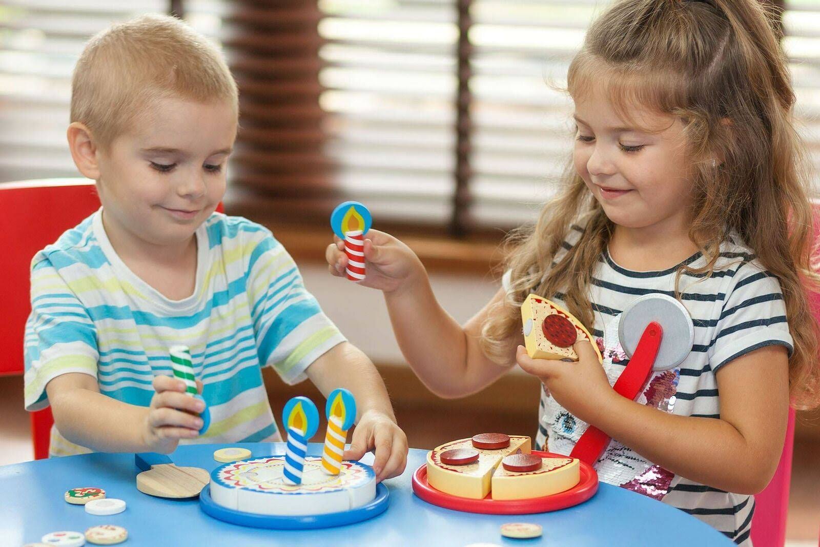 Melissa u0026 Doug Pizza and Cake Wooden Play Set