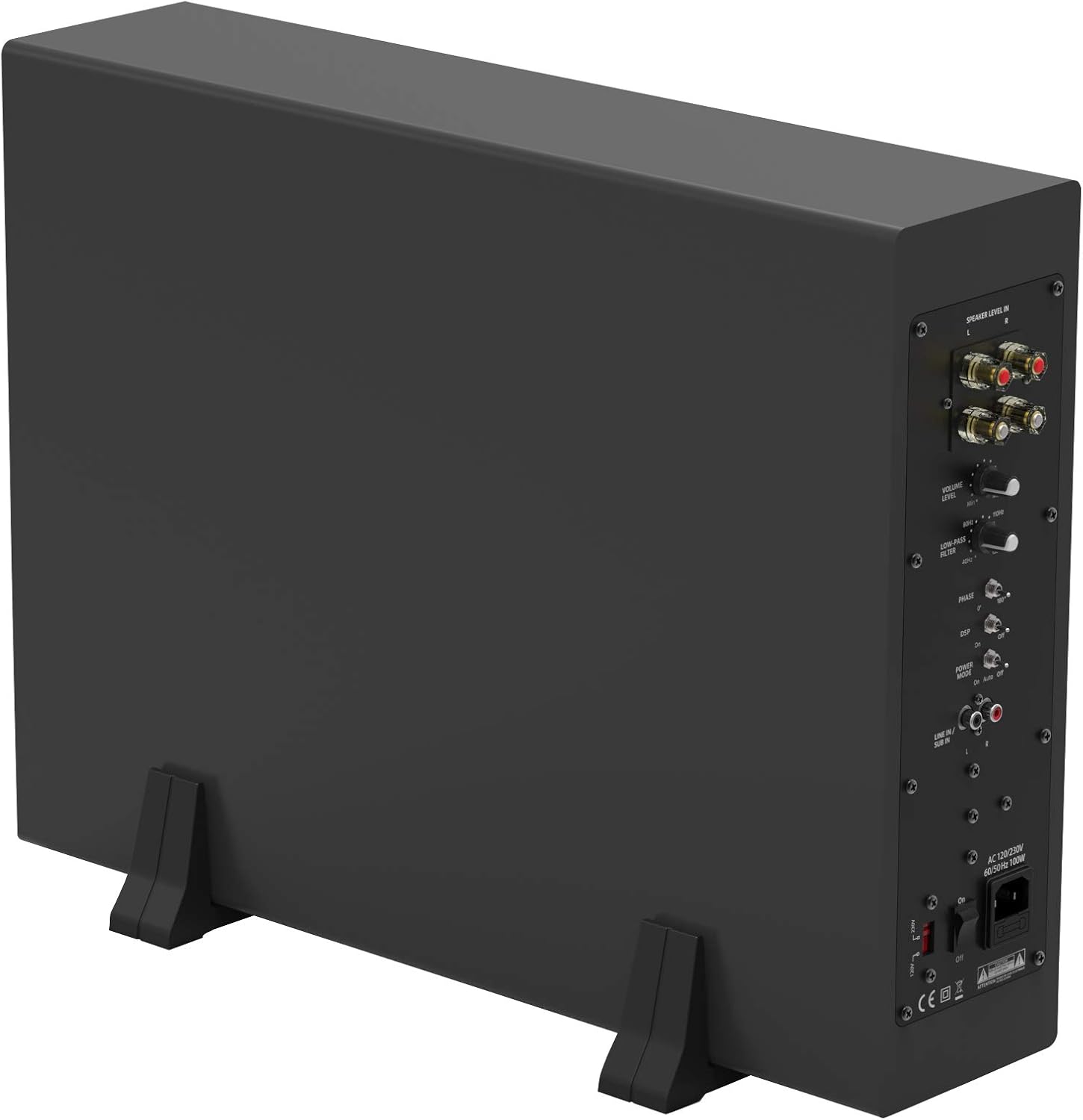 OSD Audio 400W Ported Cylinder Cabinetry Home Theater Subwoofer, Nero Tubebass-10