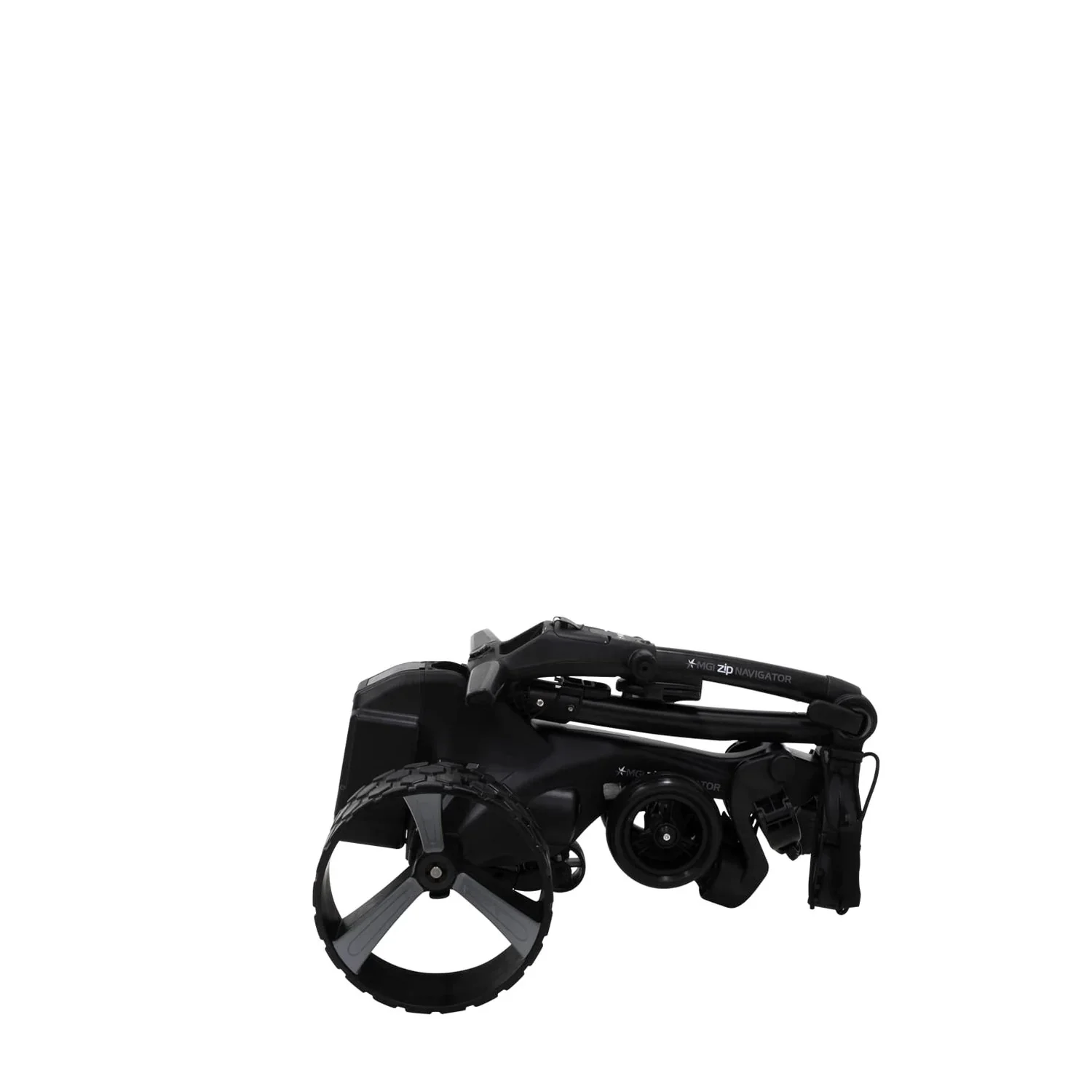 MGI Zip Navigator Electric Golf Cart - 36 Hole Lithium Battery - Remote Control - Accessories Included (Drink Holder, Umbrella Holder, Rear Wheel Covers, Multi-Purpose Clip  GPS Phone Holder) - Curated Treasures Market