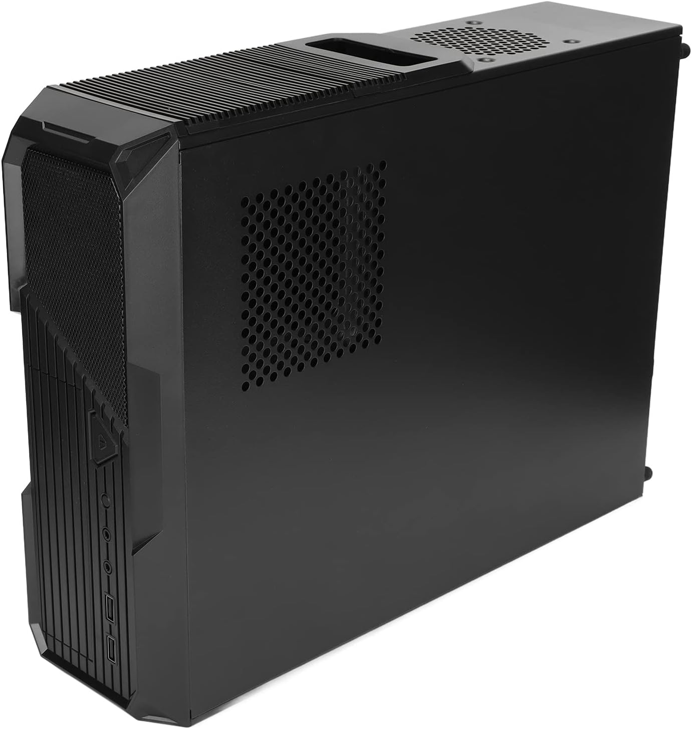 Zhiyavex Mini ITX Case,Computer Case,Mini Portable Small PC Case,Desktop Motherboard ATX Gaming PC Case,Multifunctional Peripheral Port,for Game Office