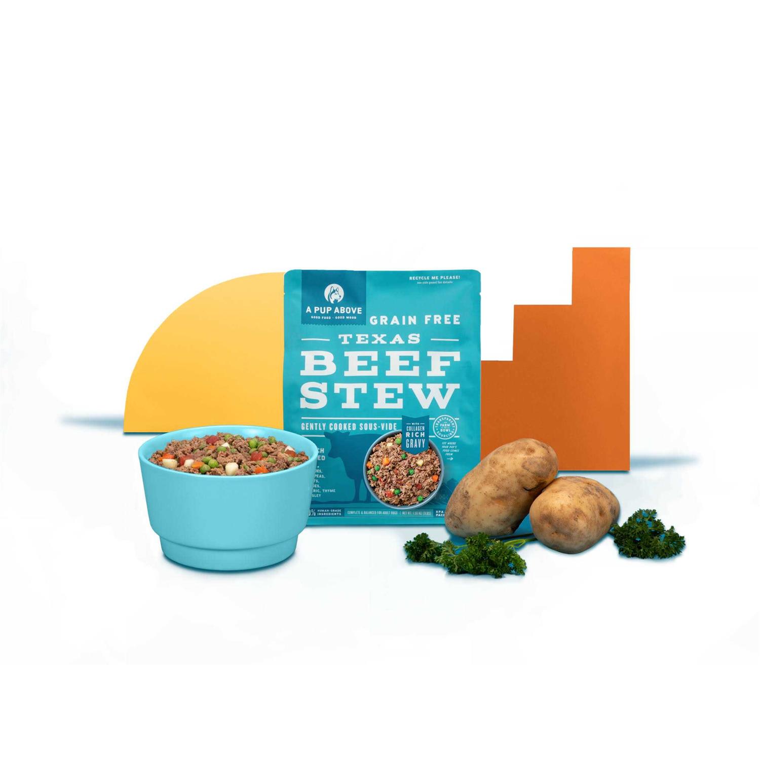 A Pup Above Texas Beef Stew Dog Food - Pet Supplies online store