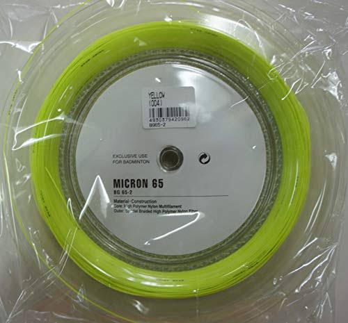 Yonex BG 65 200m Badminton String (Yellow)