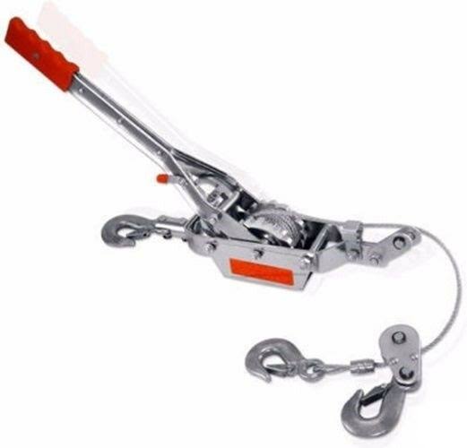 2 Ton 3 Hook Comealong Winch Hoist Hand Power Puller Cable Come Along Tool Pull