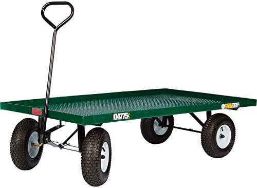 Northern Tool and Equipment Millside Industries Steel Flatbed Garden Wagon - 800-Lb. Capacity, 60in.L x 36in.W, Model Number 04775