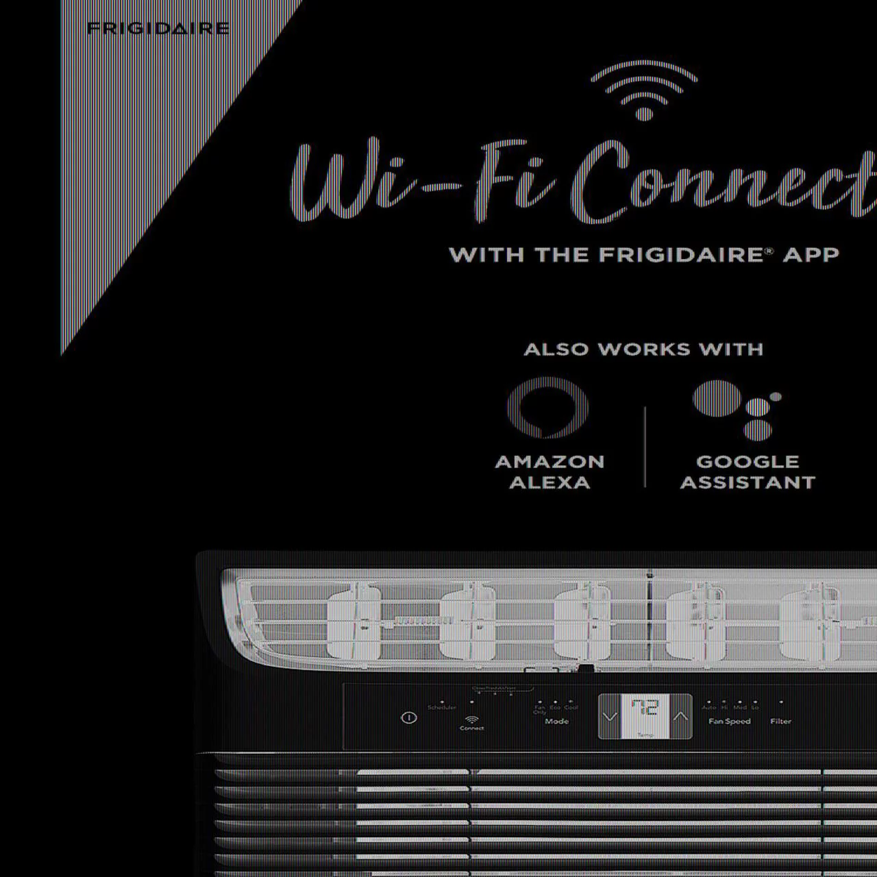 Frigidaire 10,000 BTU 115-Volt Window Air Conditioner, Wi-Fi, Energy Star, FHWW103WBE
