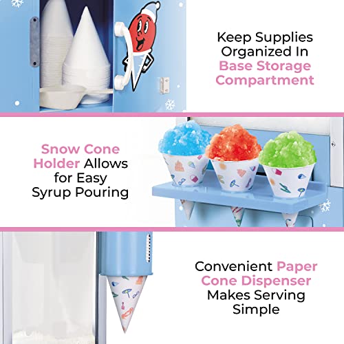 Nostalgia Snow Cone Shaved Ice Machine