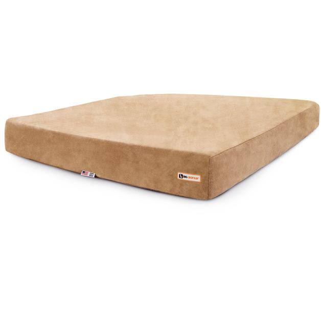 Big Barker 7x22 Orthopedic Dog Bed - Sleek Edition - Khaki - 48x22 x 30x22 x 7x22